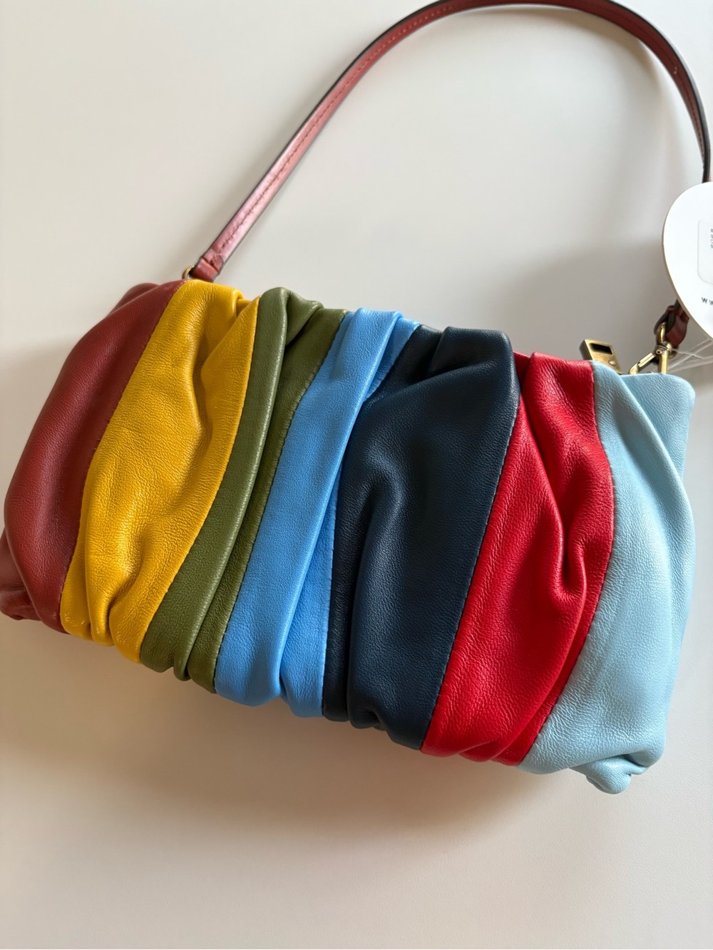 STAUD Bean Bag Rainbow 🌈 NWT - Picture 4 of 13